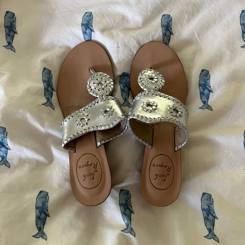 Jack Rodgers Wedge- silver